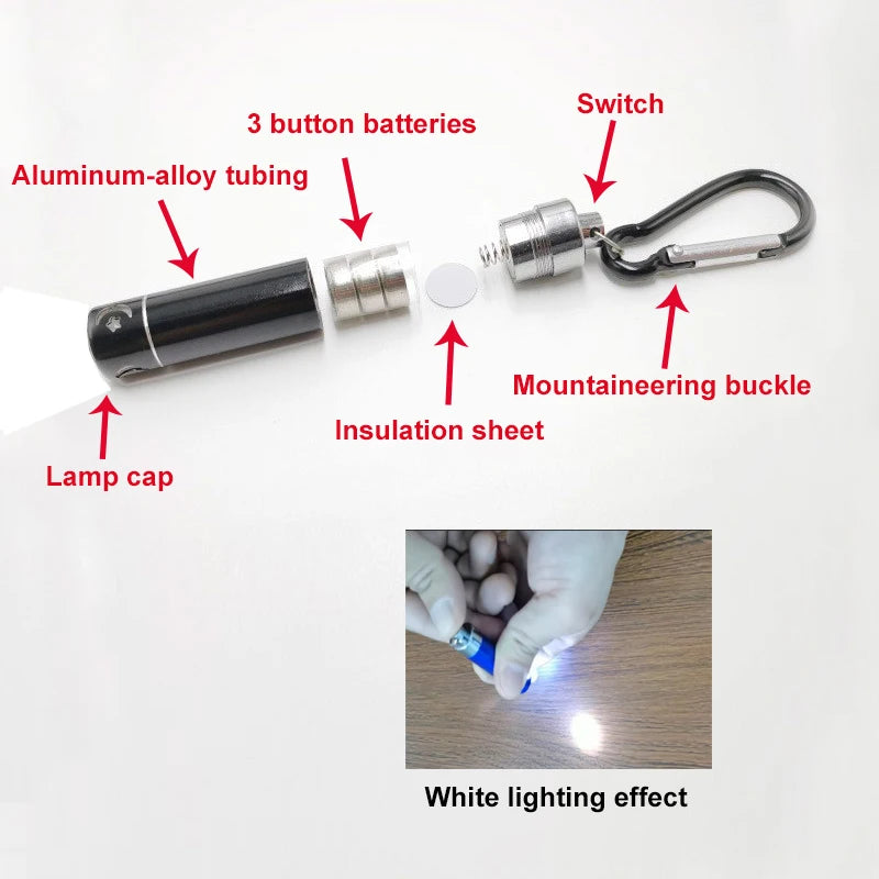 LED Laser Pointer Cat Toy Mini Aluminum Flashlight Pen