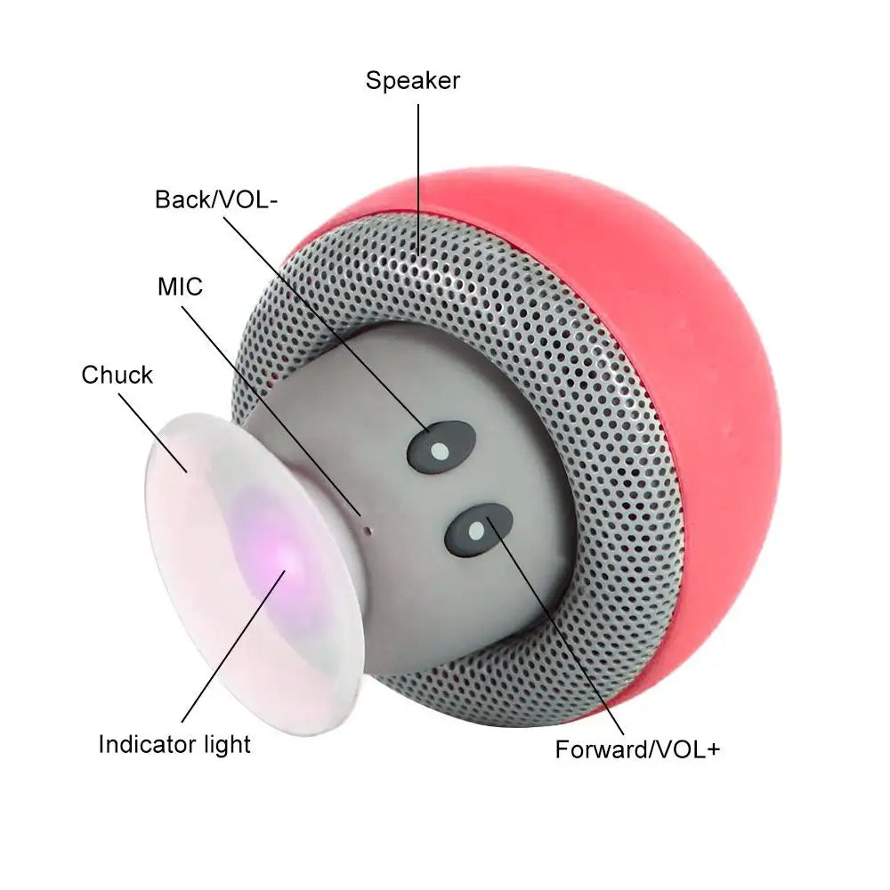 Cartoon Mushroom Mini Bluetooth Speaker