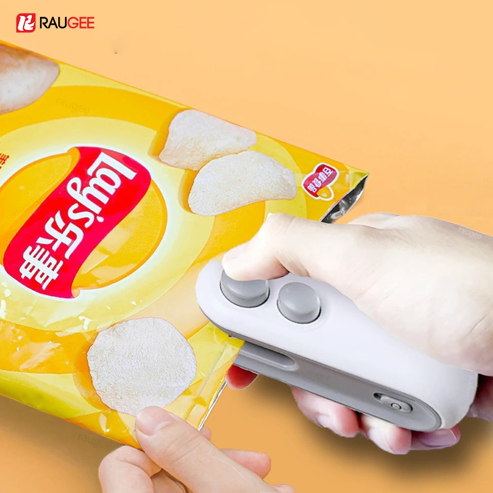 Portable Heat Sealer with Cutter Seal & Slice in Seconds