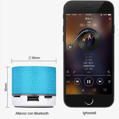 Mini LED Bluetooth Speaker – Wireless Subwoofer