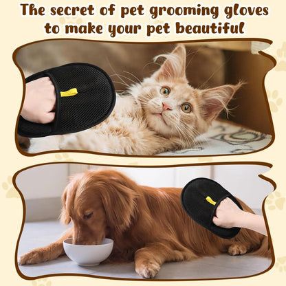 All-in-One Pet Grooming & Fur Removal Gloves