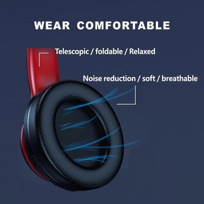 Lenovo Wireless Headphones – Foldable Bluetooth Headset for Gaming & Work