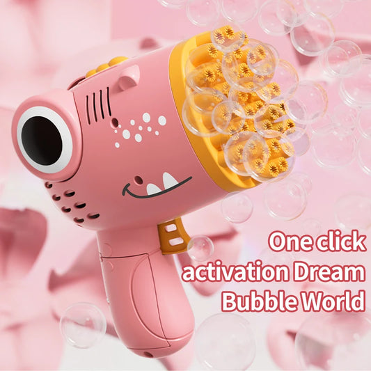 40-Hole Dinosaur Bubble Gun