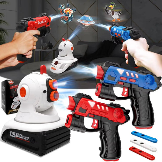 Laser Tag Duck Hunt Game 2 Player Infrared Shooting Toy