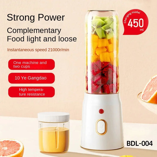 Powerful Mini Juicer – Crush Ice & Blend Smoothies Anywhere