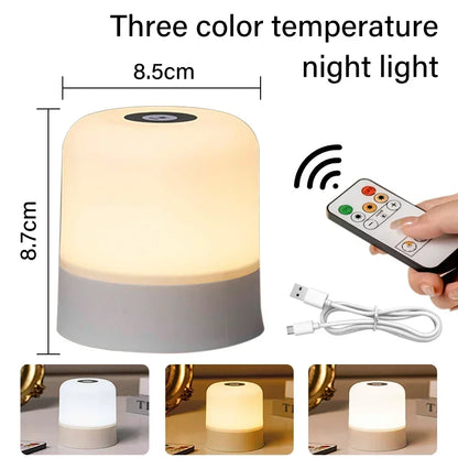 RGB LED Table Lamp – 16 Color Remote Control