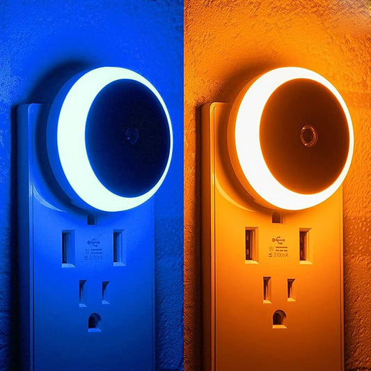 LED Night Light Plug-In with Dusk to Dawn Sensor