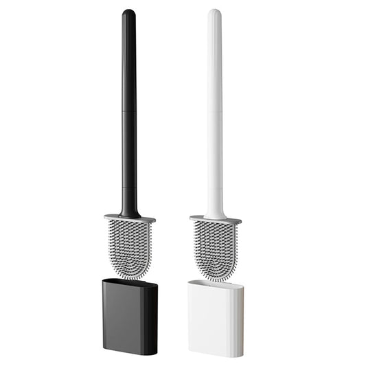 Silicone Toilet Bowl Brush with Long Handle