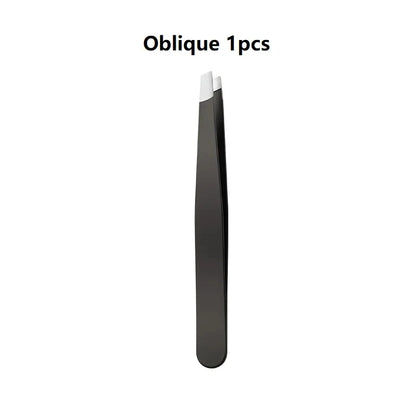 4pcs Colorful Stainless Steel Eyebrow Tweezer