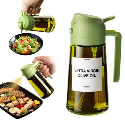 2-in-1 Olive Oil Dispenser & Sprayer