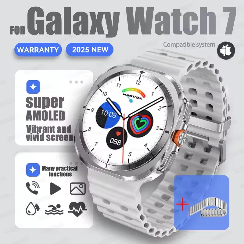 Samsung Ultra Watch 7 with GPS, NFC, 32GB & Bluetooth Calling