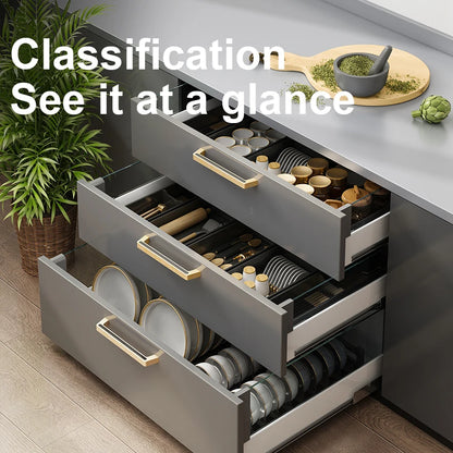 Adjustable Under Cabinet Dish Rack