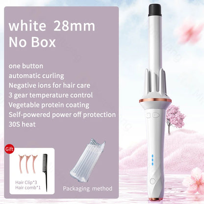 Pro Curling Iron with Auto Curl & Ion Tech