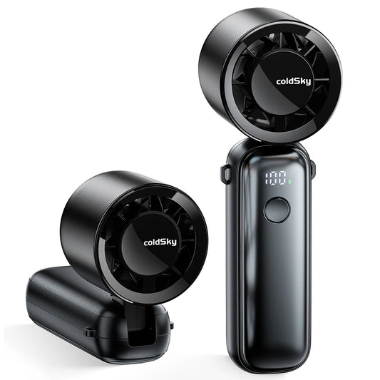 Portable Turbo Fan, 5000mAh, 6 Speeds