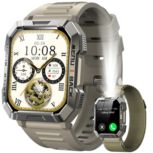 Men’s Outdoor Fitness Smart Watch – 2.01” HD Screen