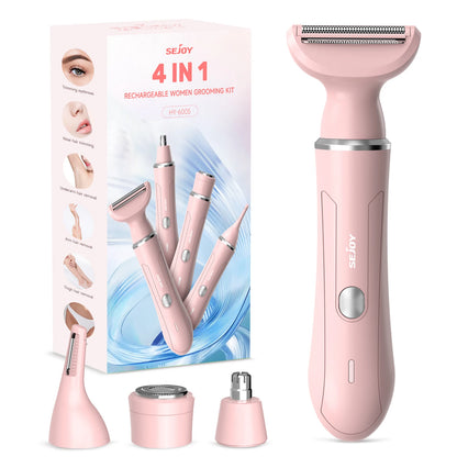 Portable Cordless Epilator, Body Trimmer & Razor