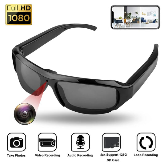 Mini 1080P HD Spy Camera Glasses