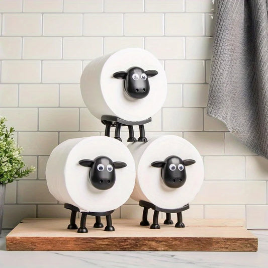 Black Sheep Toilet Paper Holder