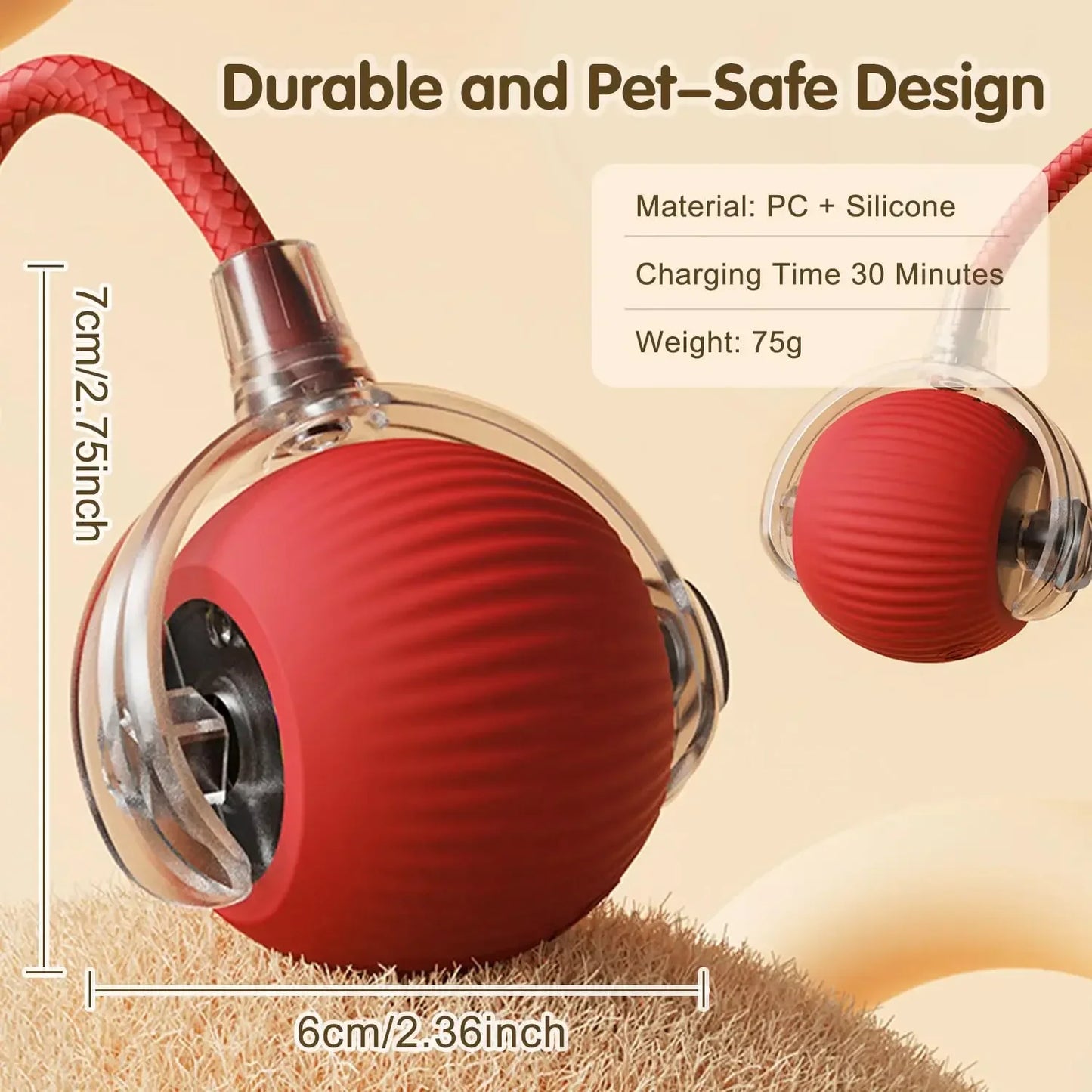 Interactive Rolling Ball for pet