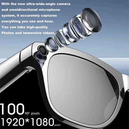 Smart Glasses with AI Translator & 50+ Features