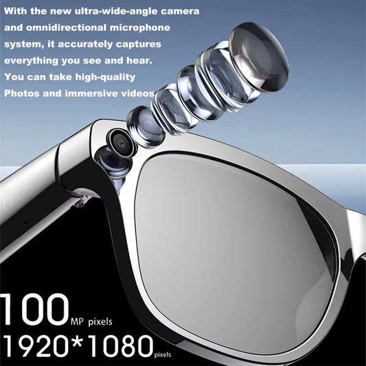 Smart Glasses with AI Translator & 50+ Features