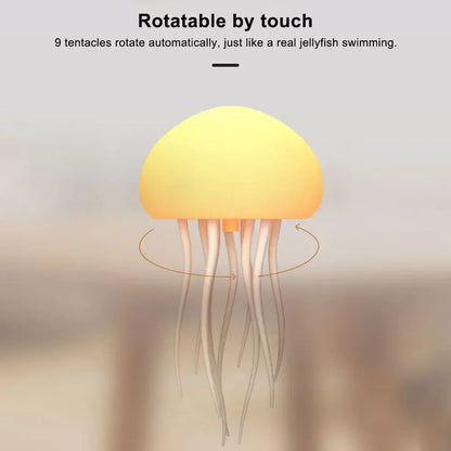 Jellyfish Night Lamp USB Rechargeable & Color-Changing