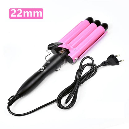 20/32mm Hair Curler Triple Barrels Ceramic Hair Curling Iron Professional Hair Waver Tongs Styler Tools for All Hair Types