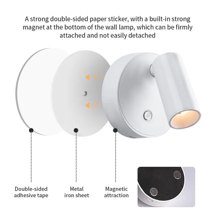 Sleek Magnetic LED Wall Light