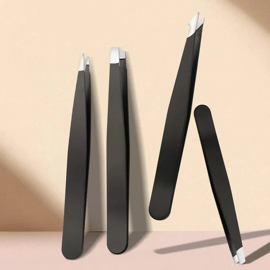 4pcs Colorful Stainless Steel Eyebrow Tweezer