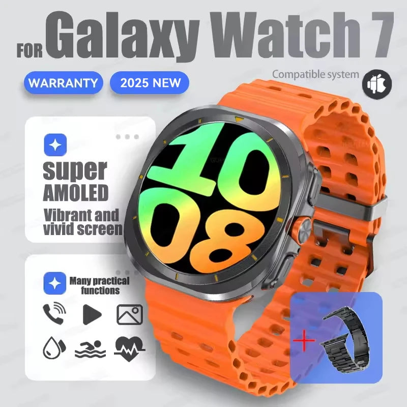 Samsung Ultra Watch 7 with GPS, NFC, 32GB & Bluetooth Calling