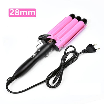 20/32mm Hair Curler Triple Barrels Ceramic Hair Curling Iron Professional Hair Waver Tongs Styler Tools for All Hair Types