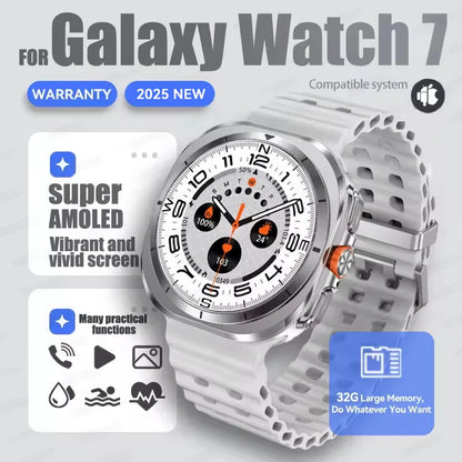 Samsung Ultra Watch 7 with GPS, NFC, 32GB & Bluetooth Calling