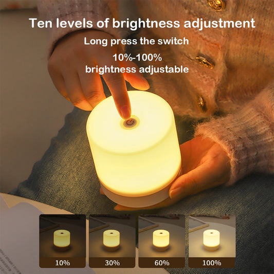 USB Touch Bedside Lamp