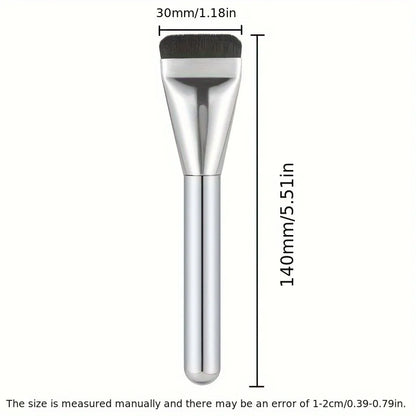 2Pcs Oval Nylon Foundation Brush