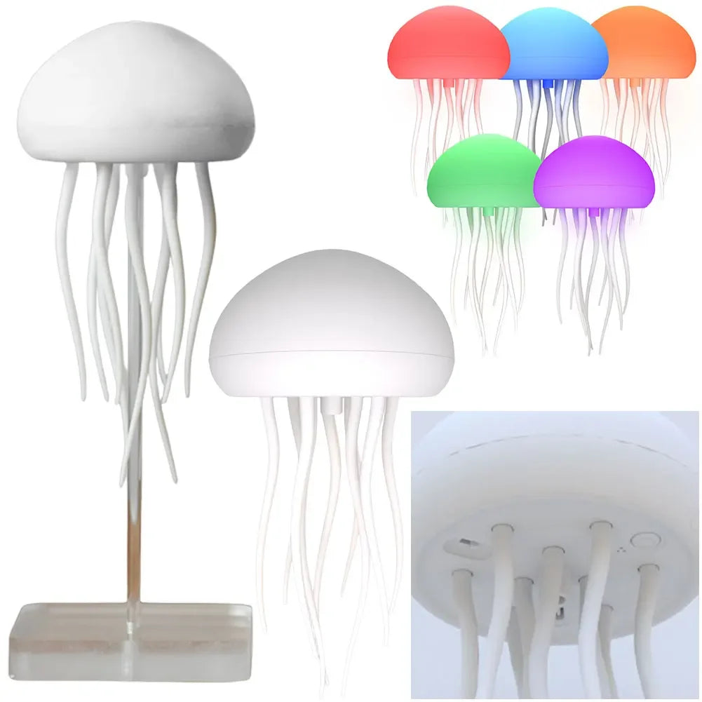Jellyfish Night Lamp USB Rechargeable & Color-Changing
