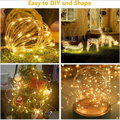 LED Curtain Fairy String Lights 8 Lighting Modes