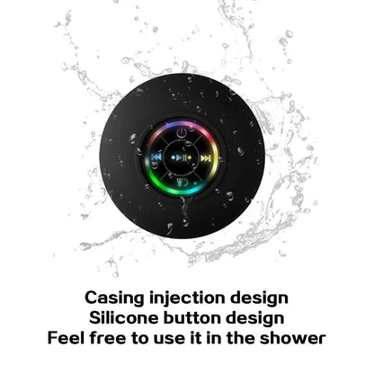 Waterproof Bluetooth Speaker with LED Lights