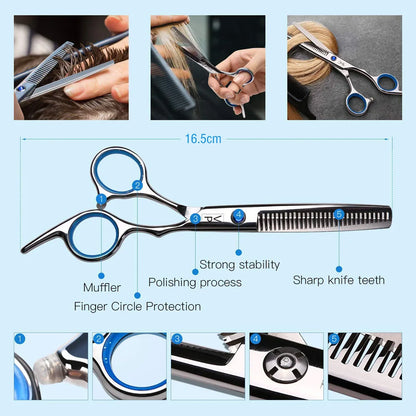 6” Stainless Steel Hair Cutting & Thinning Scissors
