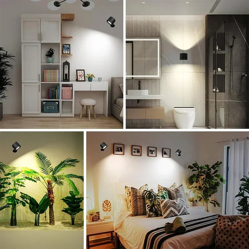 LED Double Head Wall Lamp 2Pcs