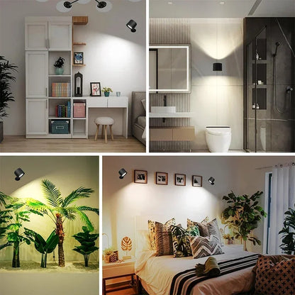 LED Double Head Wall Lamp 2Pcs