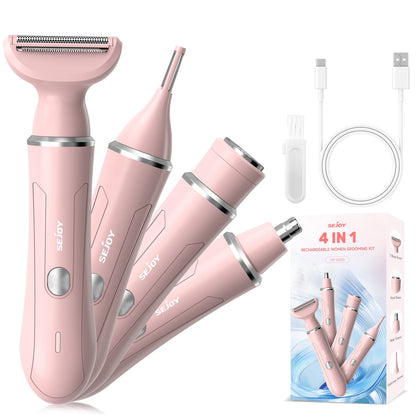 Portable Cordless Epilator, Body Trimmer & Razor
