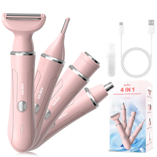 Portable Cordless Epilator, Body Trimmer & Razor