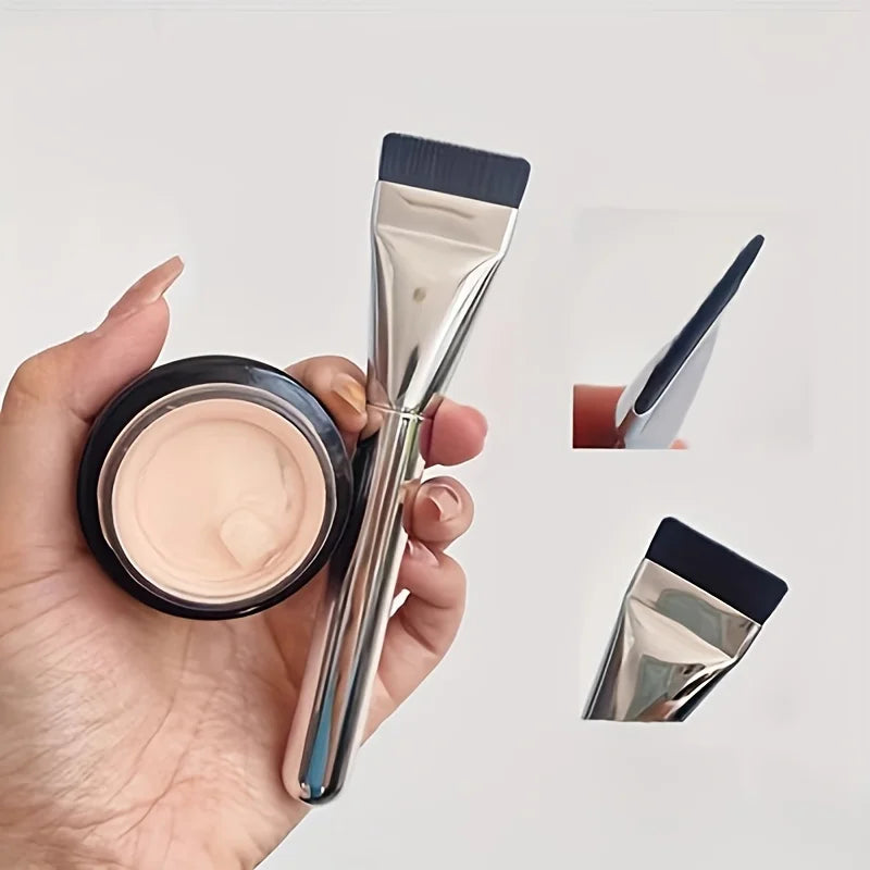 2Pcs Oval Nylon Foundation Brush