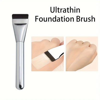 2Pcs Oval Nylon Foundation Brush