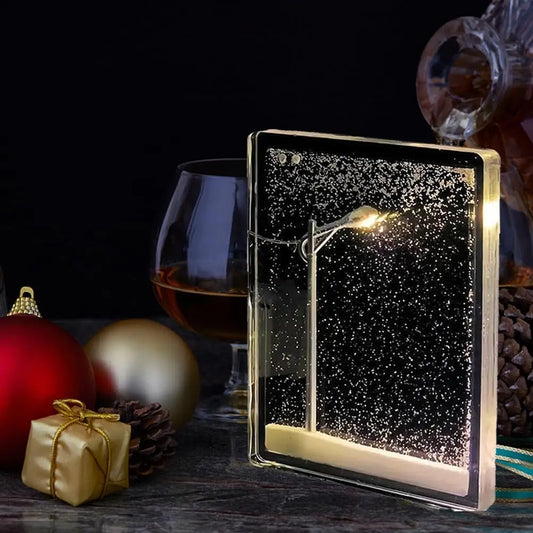 DIY Snowy Street Lamp Night Light Gift