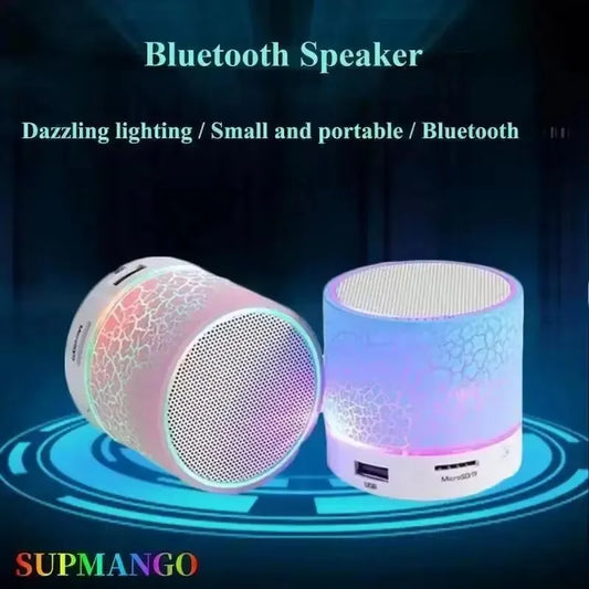 Mini Bluetooth LED Speaker – Crackle Design