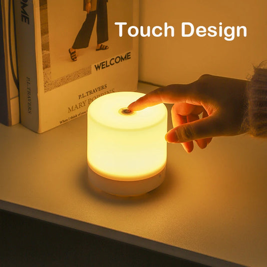 USB Touch Bedside Lamp