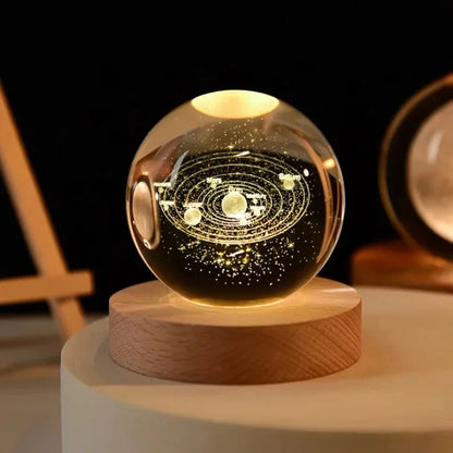 Solar System Ball Light Planets & Moon Design