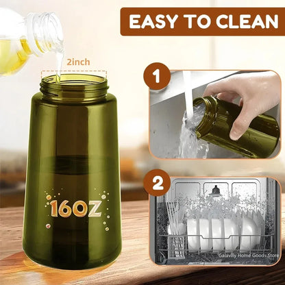 2-in-1 Olive Oil Dispenser & Sprayer