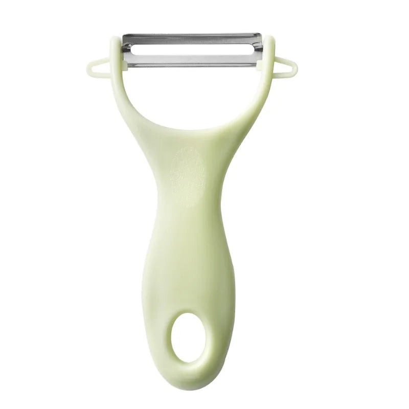 3-in-1 Fruit & Veggie Peeler – Stainless Steel & Ceramic Blade Slicer